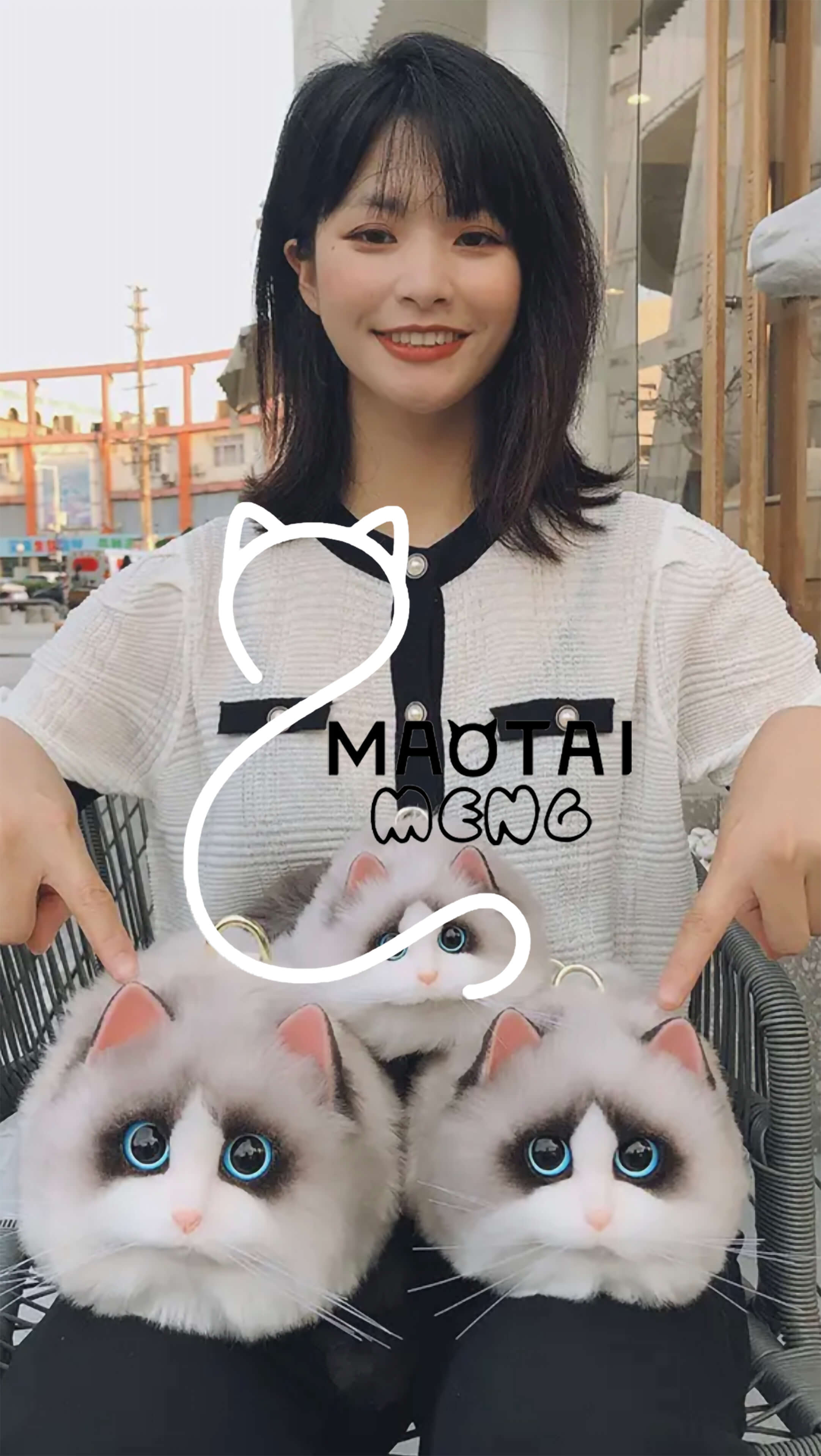 城田 リアル 猫 Lサイズ MAOTAIMENG 猫泰萌 マオタイメン Amazon.com: MAOTAIMENG Realistic Plush Cat Shape Bag For Women