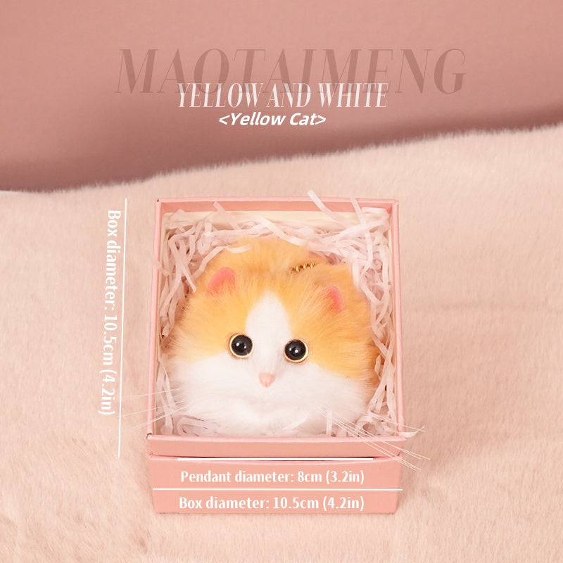 Handmade Cat Pendant Keychain™